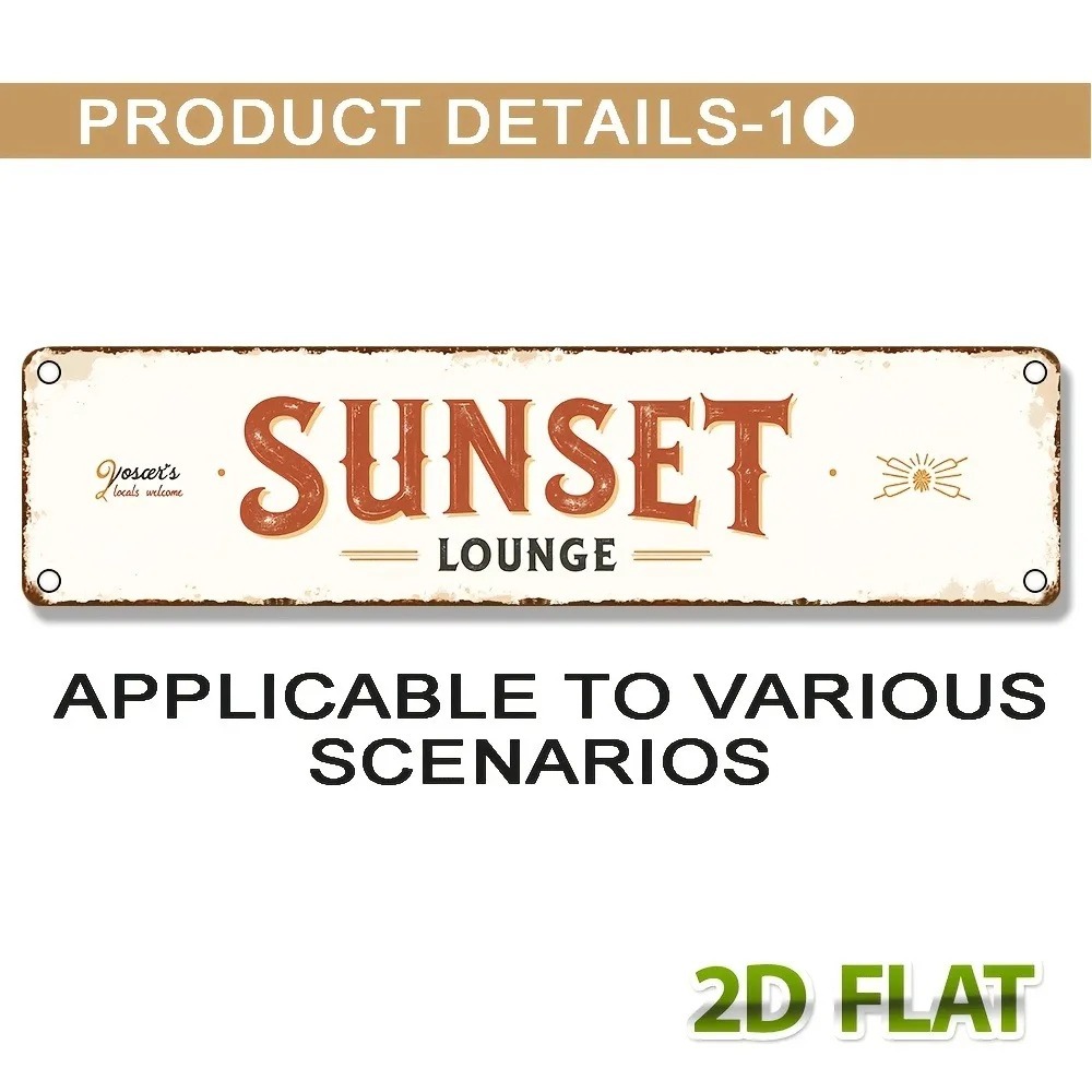 Home Bar Lounge - CIFbuy Anpassbare 2D Flache Retro 