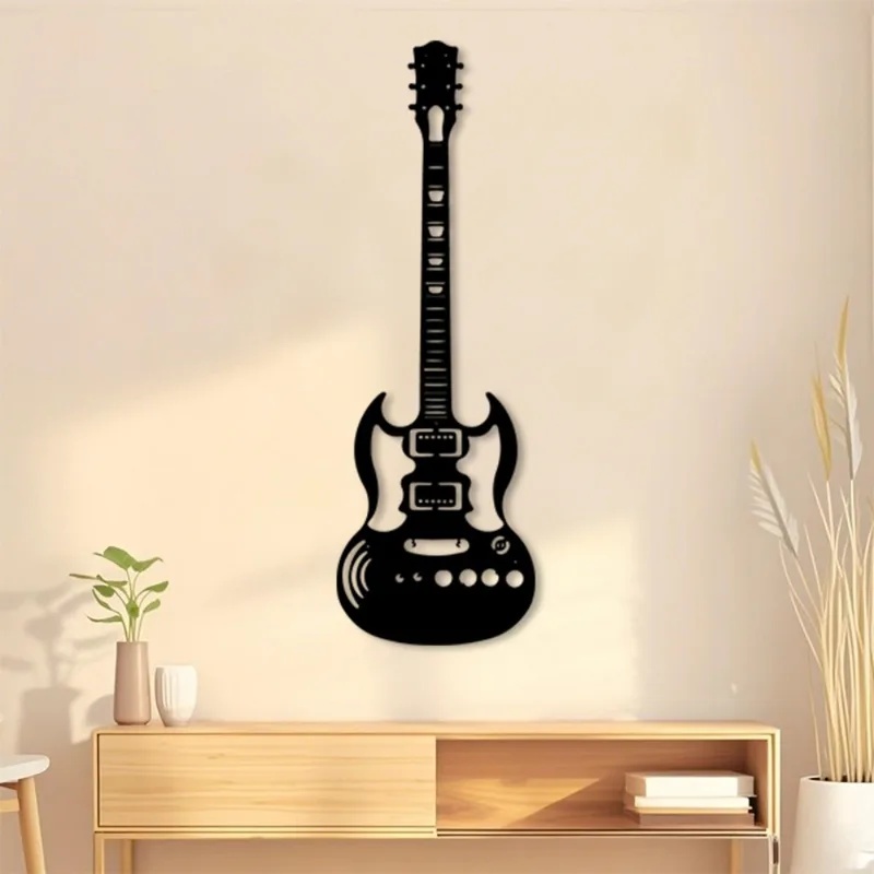 Marken-3D-Metall-Gitarren-Wand – Home Bar Lounge Bewertung und Preis